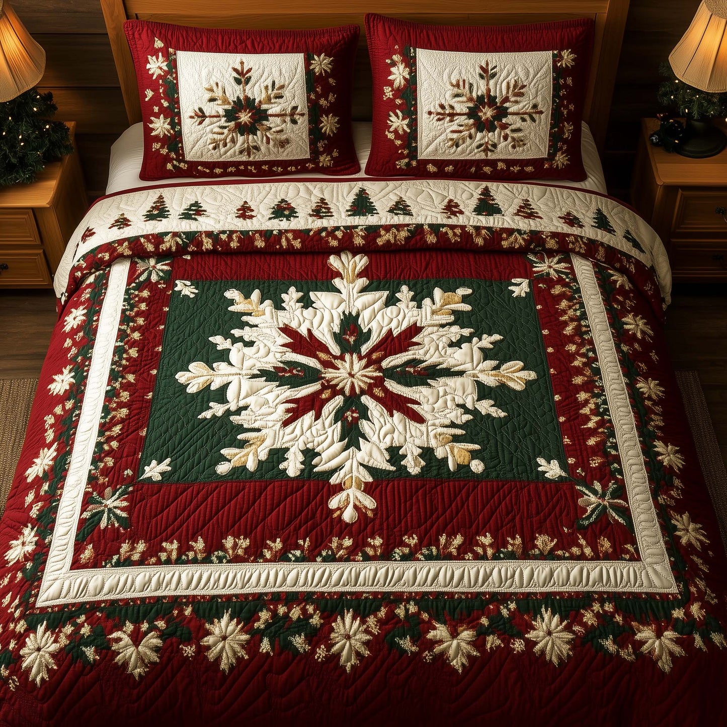 Snowflake Reverie Duvet Cover Set GFTOTG2284