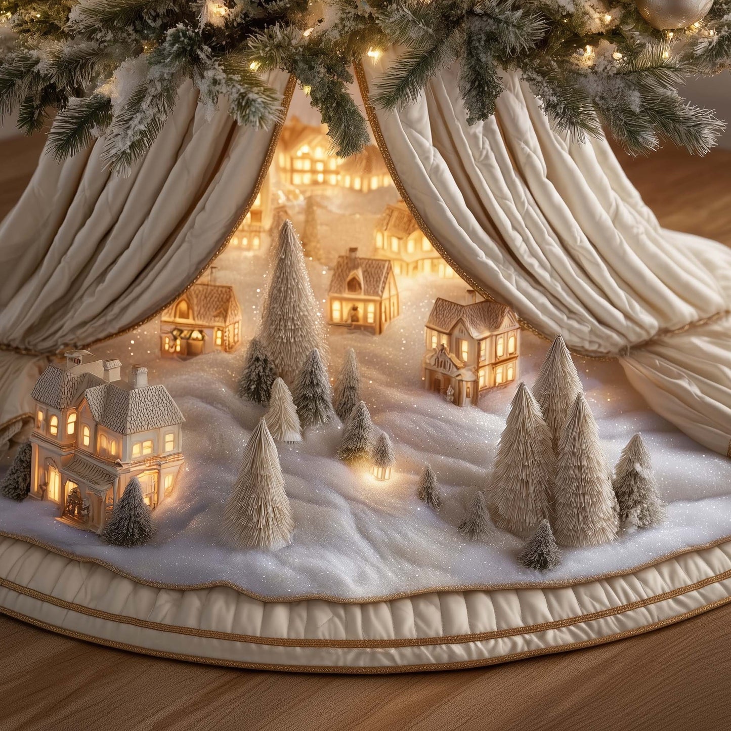 Christmas Wonderland Quilted Tree Skirt GFTOTG2289