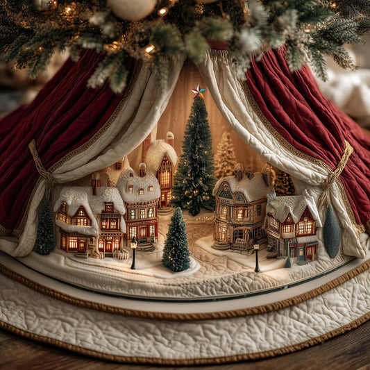 Christmas Wonderland Quilted Tree Skirt GFTOTG2292