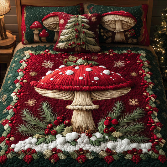 Festive Mushroom Duvet Cover Set GFTOTG2353