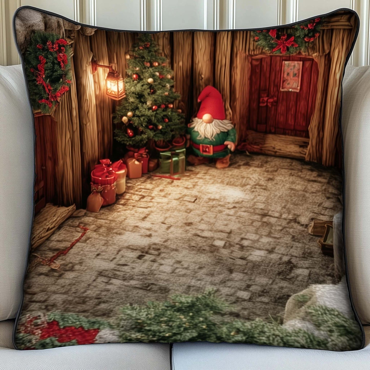 Jolly Gnomes Quilted Pillow Case GFTOTG2355