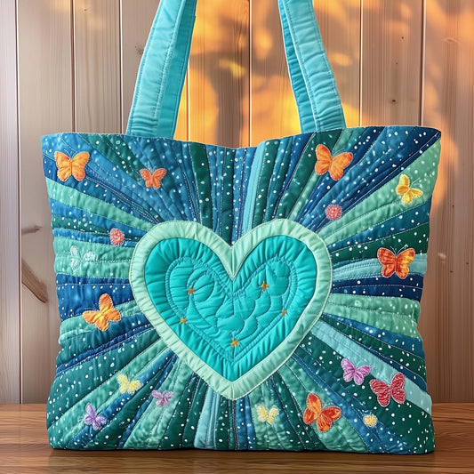 Blooming Heart Quilted Tote Bag GFTOTG2405