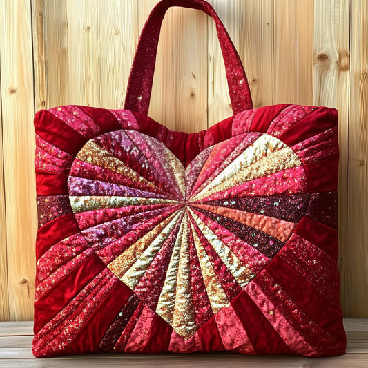 Blooming Heart Quilted Tote Bag GFTOTG2410