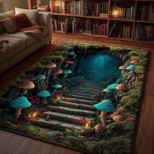 Mushroom Maze Area Rug GFTOTG2417