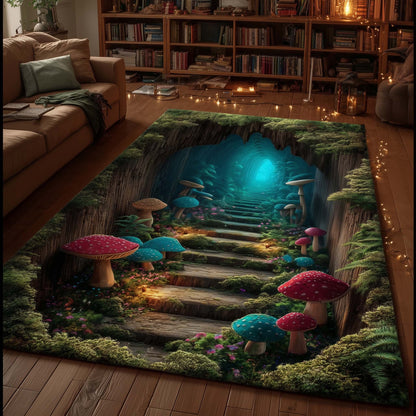 Mushroom Maze Area Rug GFTOTG2418