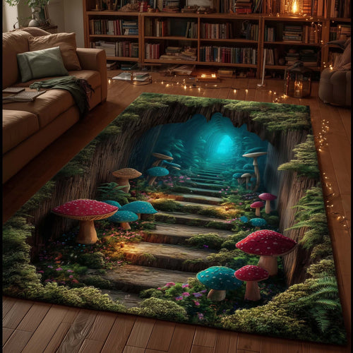 Mushroom Maze Area Rug GFTOTG2418