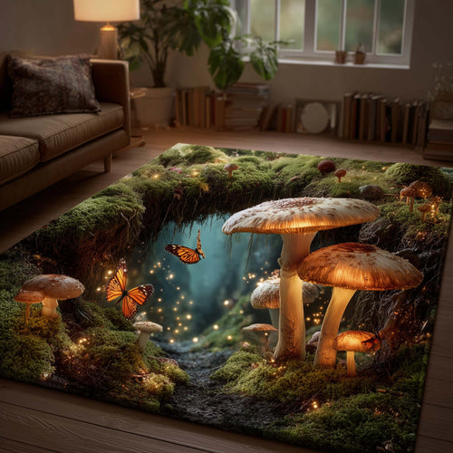Mushroom Maze Area Rug GFTOTG2421