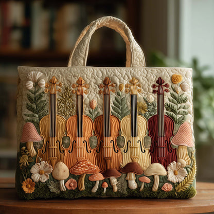 Fungi Strings Quilted Tote Bag GFTOTG2459