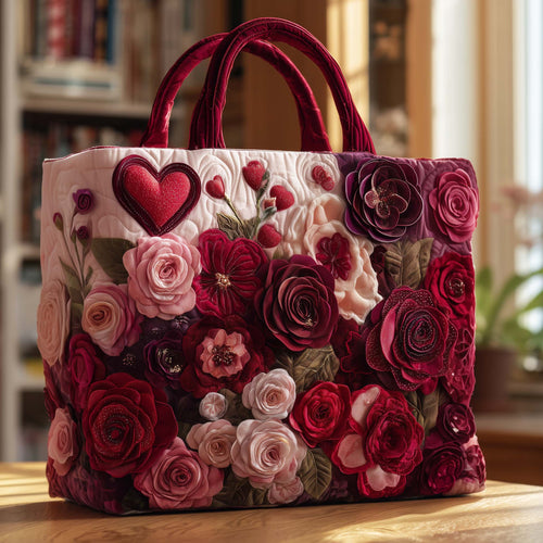 Heart Bloom Quilted Tote Bag GFTOTG2466