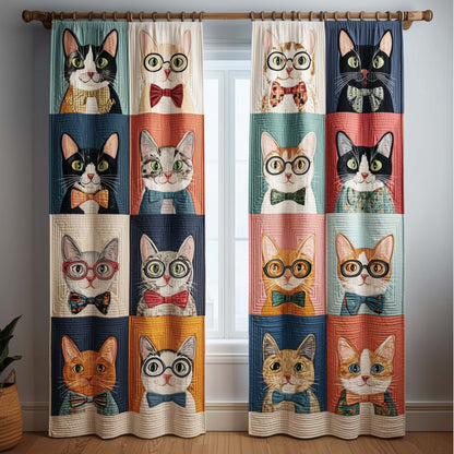 Adorable Cats Quilted Curtains GFTOTG2505