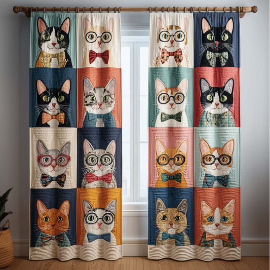 Adorable Cats Quilted Curtains GFTOTG2505