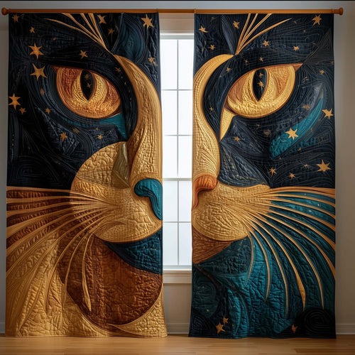 Adorable Cats Quilted Curtains GFTOTG2509