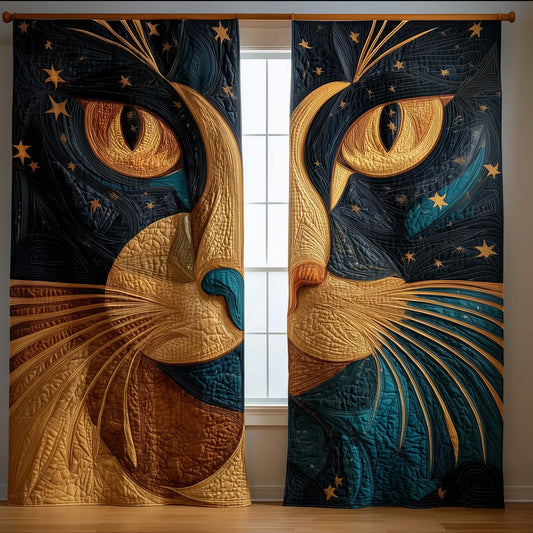 Adorable Cats Quilted Curtains GFTOTG2509