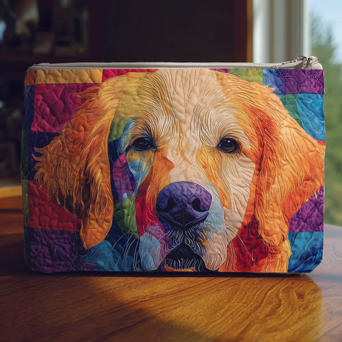 Rainbow Golden Retriever Quilted Purse GFTOTG259