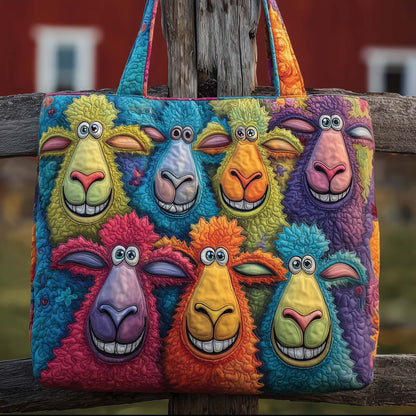 Funky Sheep Quilted Tote Bag GFTOTG2594