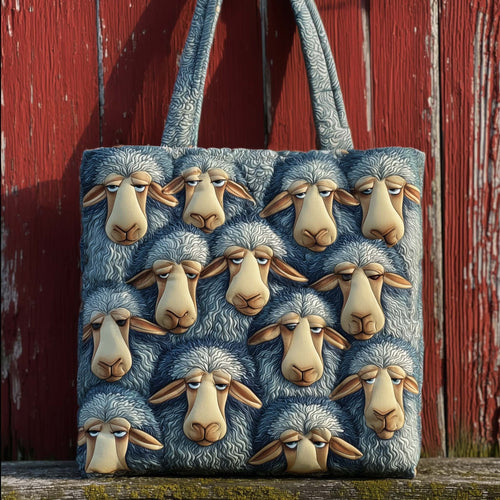 Funky Sheep Quilted Tote Bag GFTOTG2599