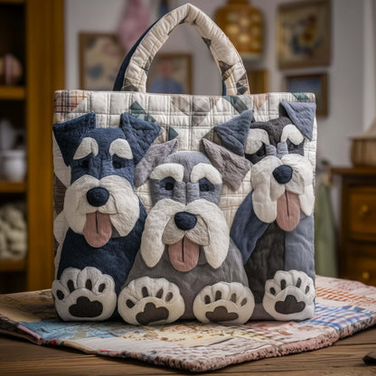 Schnauzer Quilted Tote Bag GFTOTG2636