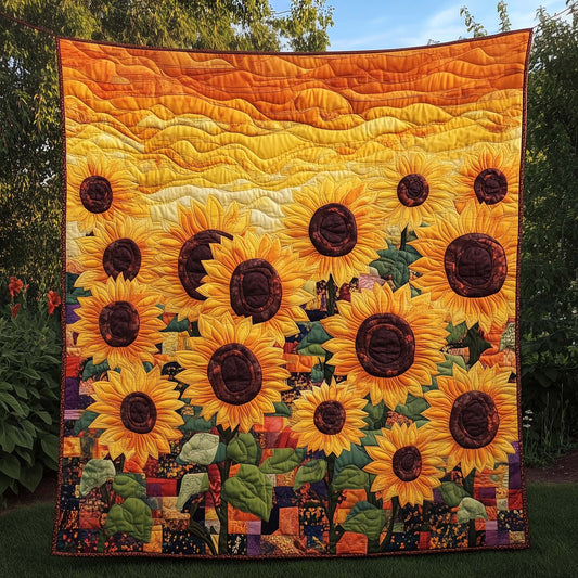 Sunflower Bloom Quilted Blanket GFTOTG2652