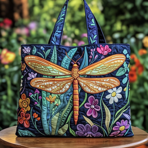 Mystic Dragonfly Quilted Tote Bag GFTOTG267