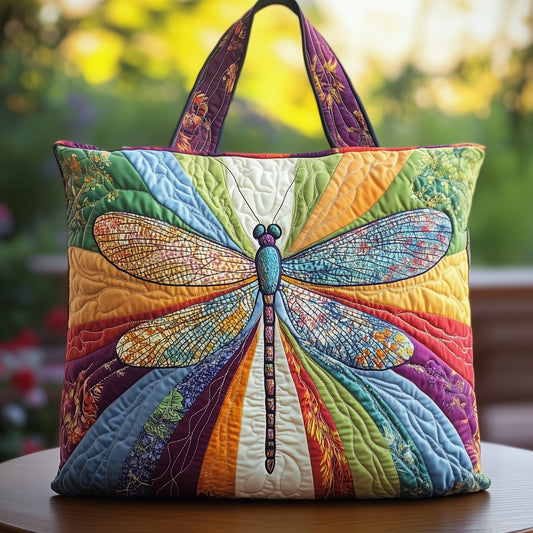 Mystic Dragonfly Quilted Tote Bag GFTOTG269