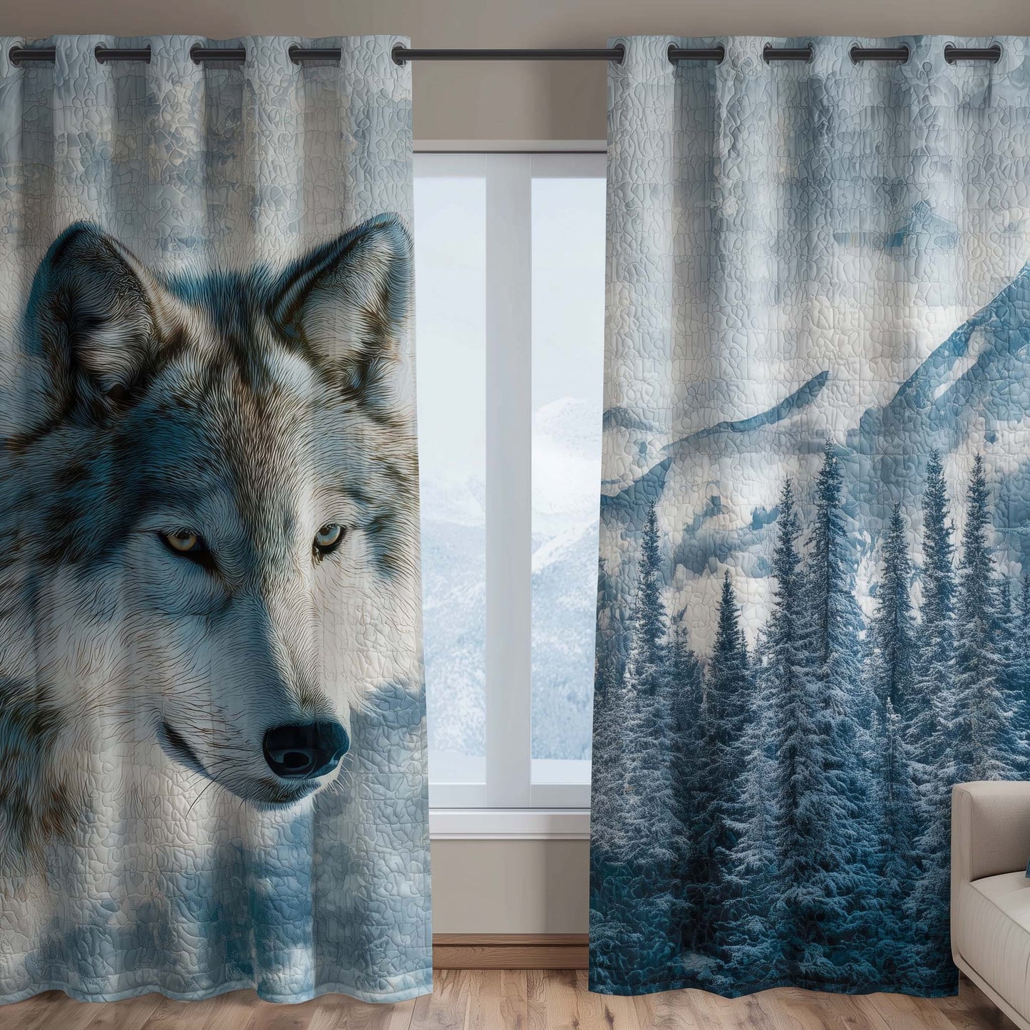 Silent Fang Quilted Curtains GFTOTG2694