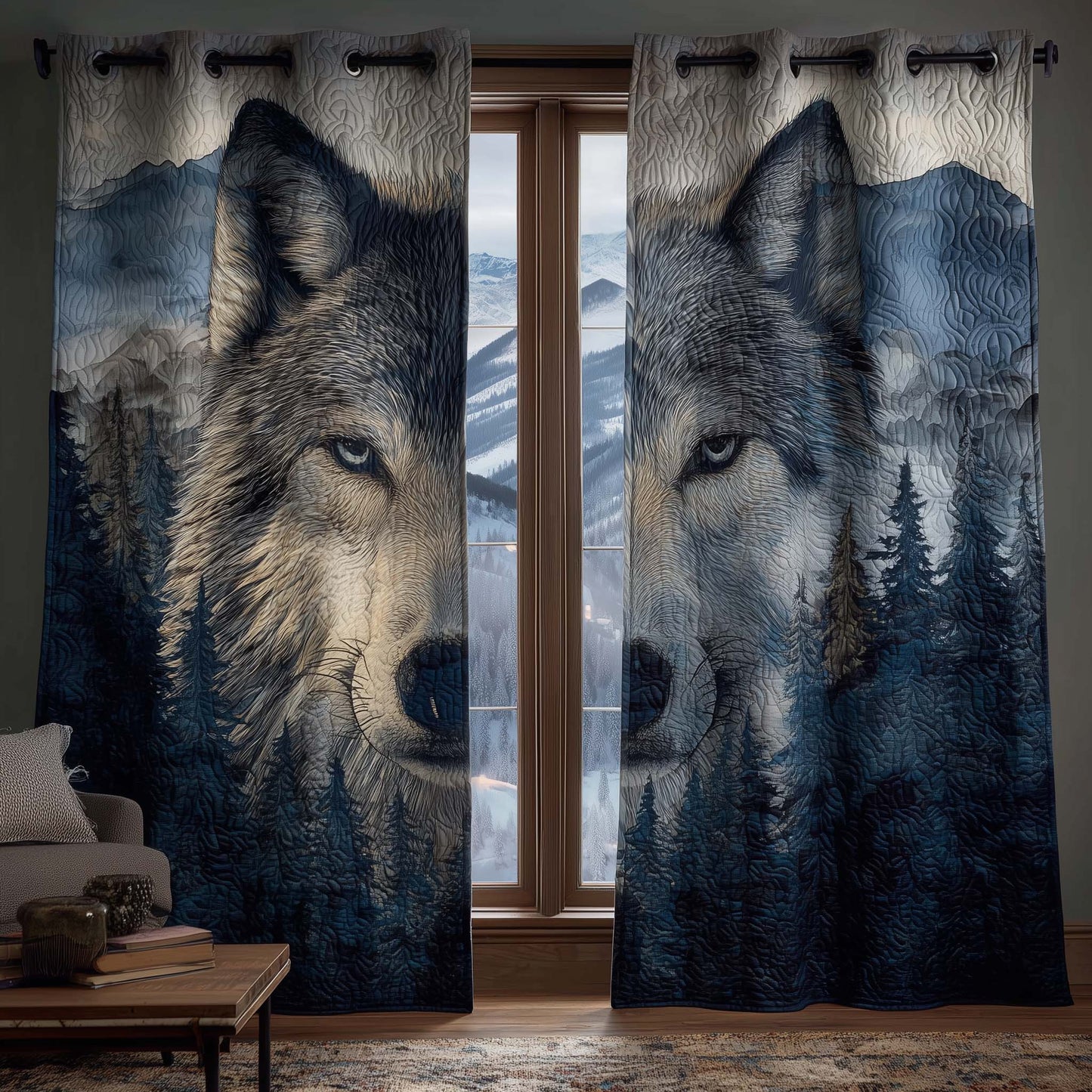 Silent Fang Quilted Curtains GFTOTG2697