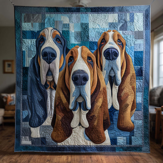 Basset Hound Quilted Blanket GFTOTG2702