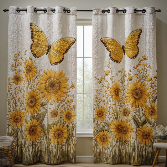 Petal Wings Quilted Curtains GFTOTG2721