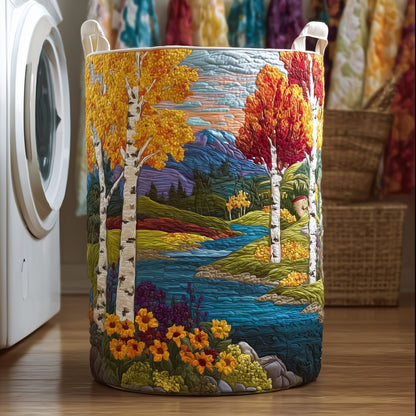 Birch Forest Quilted Laundry Basket GFTOTG274