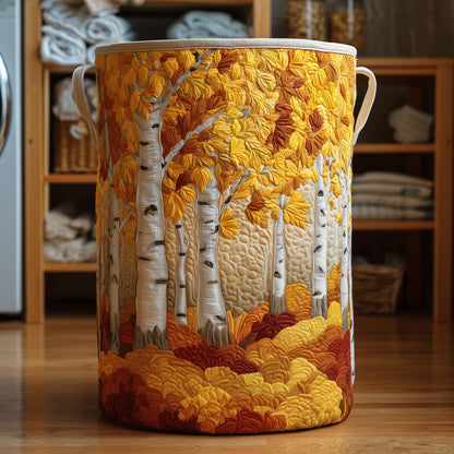 Birch Forest Quilted Laundry Basket GFTOTG277