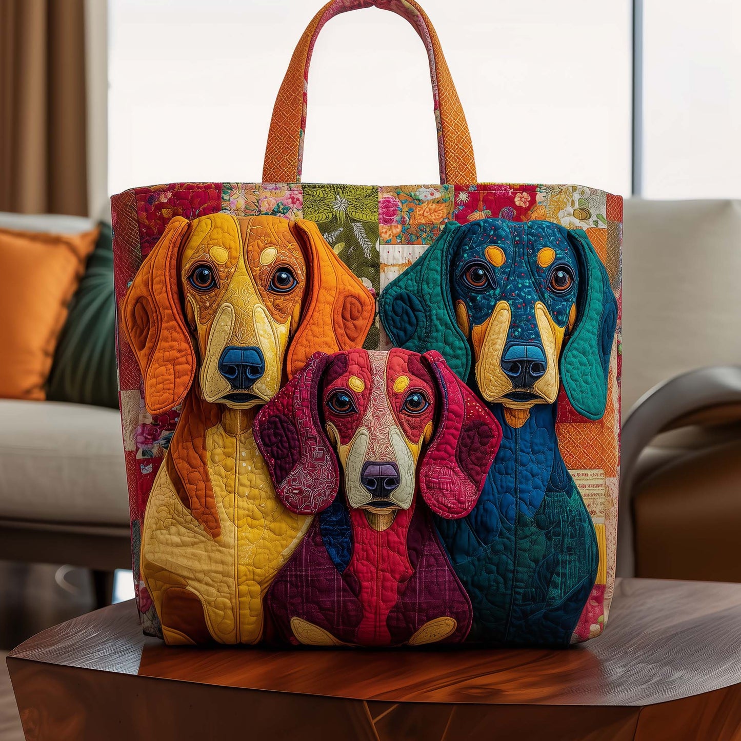 Long Companion Quilted Tote Bag GFTOTG2787