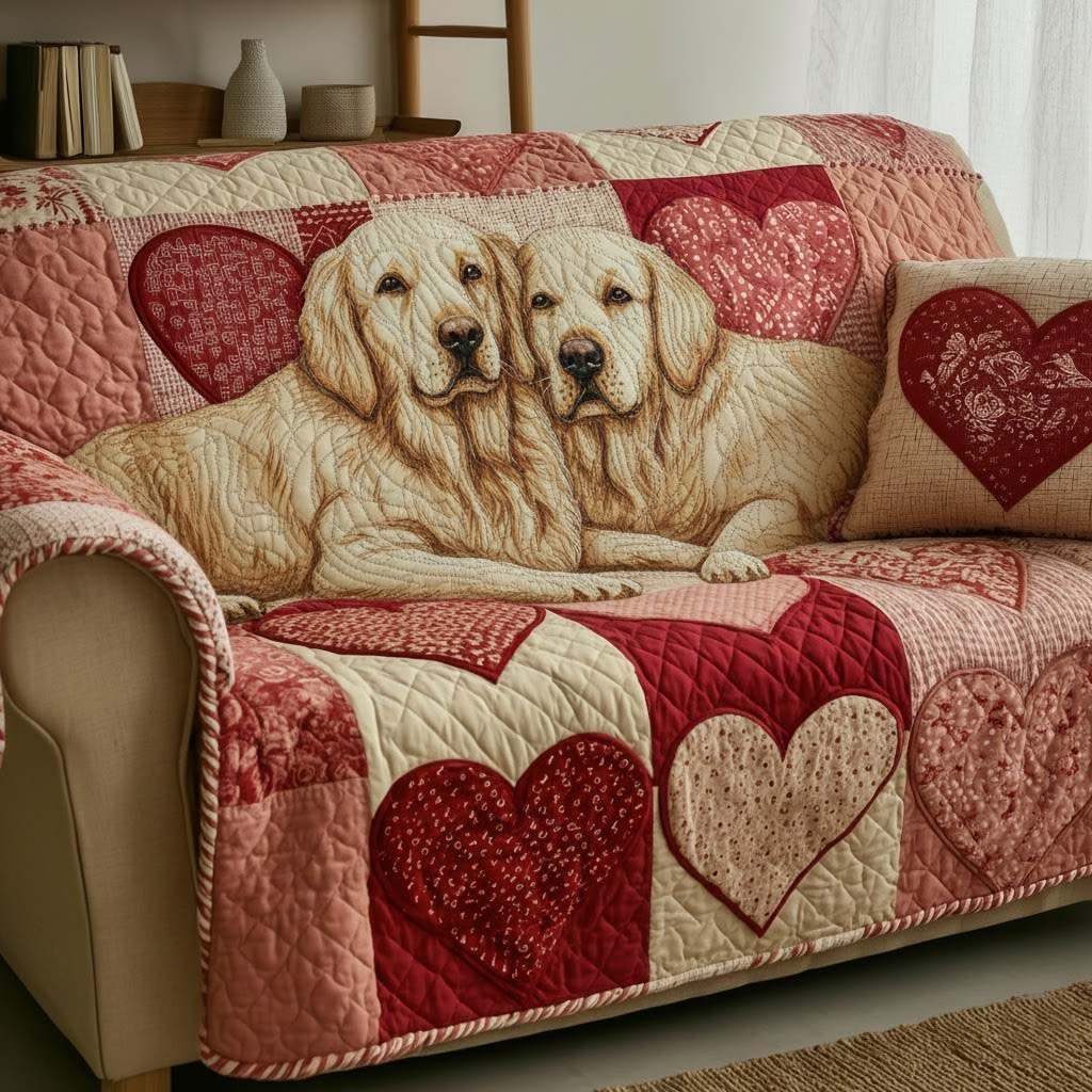 Furever Yours Quilted Sofa Cover GFTOTG2841
