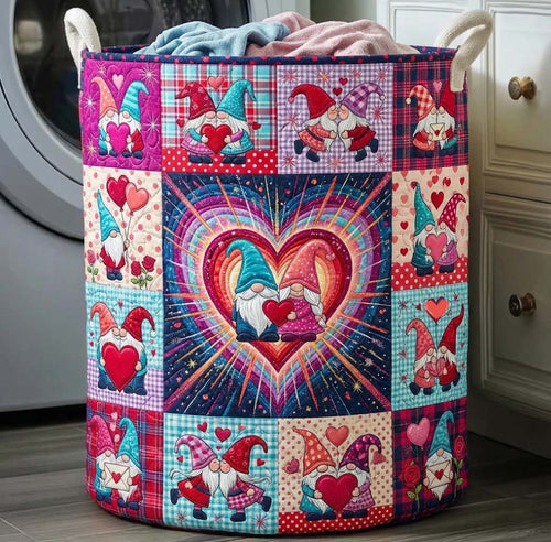 Gnomes Love Quilted Laundry Basket GFTOTG2953