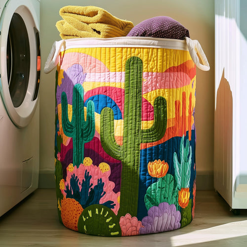 Dreamy Cactus Quilted Laundry Basket GFTOTG296