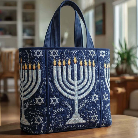 Hanukkah Quilted Tote Bag GFTOTG2960