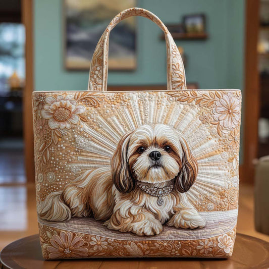 Shih Tzu Quilted Tote Bag GFTOTG2964