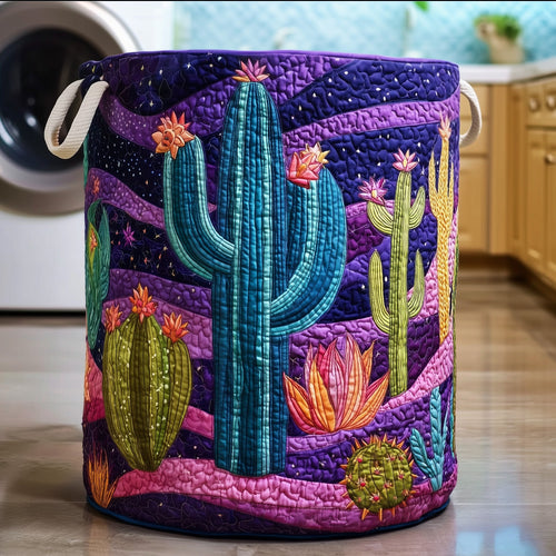 Dreamy Cactus Quilted Laundry Basket GFTOTG299