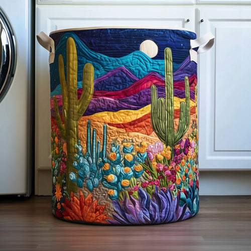 Dreamy Cactus Quilted Laundry Basket GFTOTG300