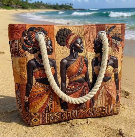 Melanin Queens Quilted Beach Bag GFTOTG3053