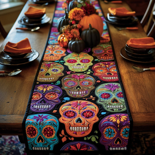 Dia De Los Muertos Quilted Table Runner GFTOTG339