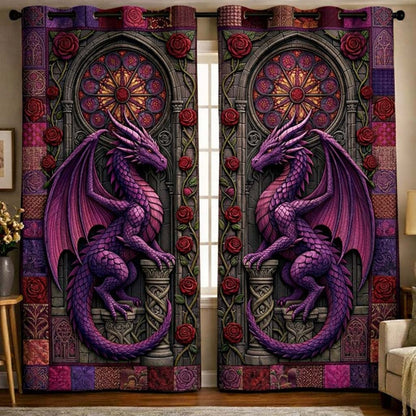 Twin Flames Quilted Curtains GFTOTG3433