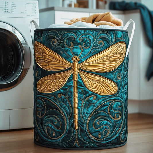 Dreamy Dragonfly Quilted Laundry Basket GFTOTG377