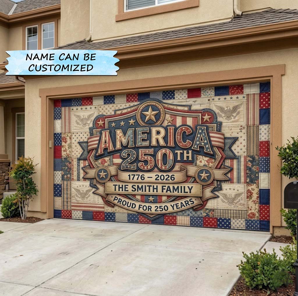 Patriotic Heritage Garage Door Banner GFTOTG3829