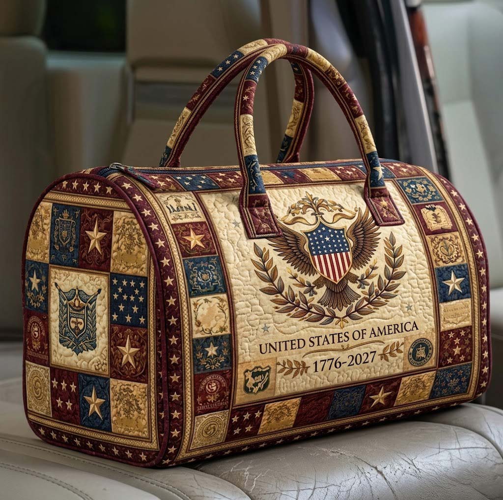 Heritage Patch Quilted Duffle Bag GFTOTG3887