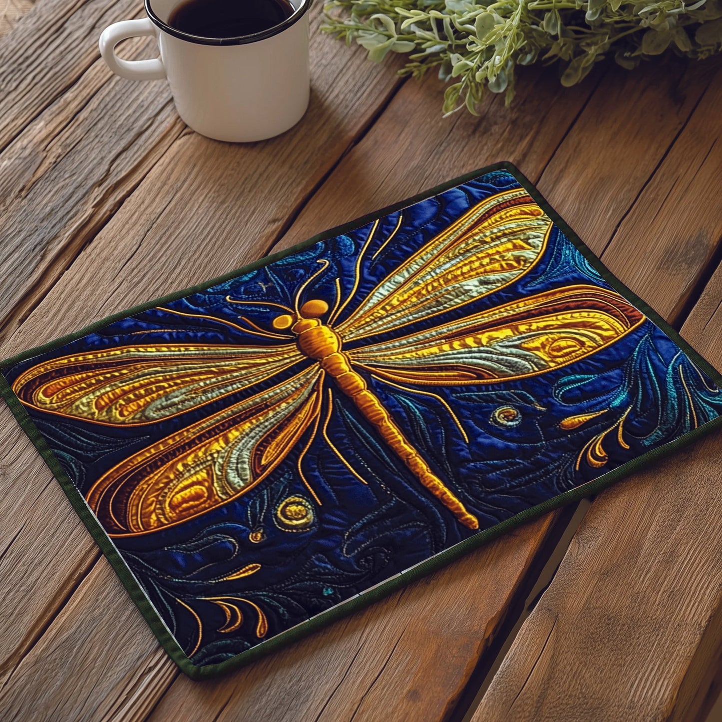 Mystic Dragonfly Quilted Place Mat GFTOTG406