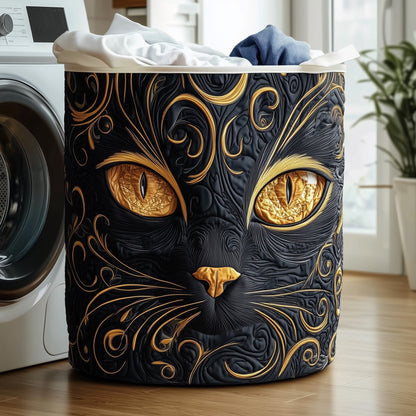 Dreamy Cat Quilted Laundry Basket GFTOTG416