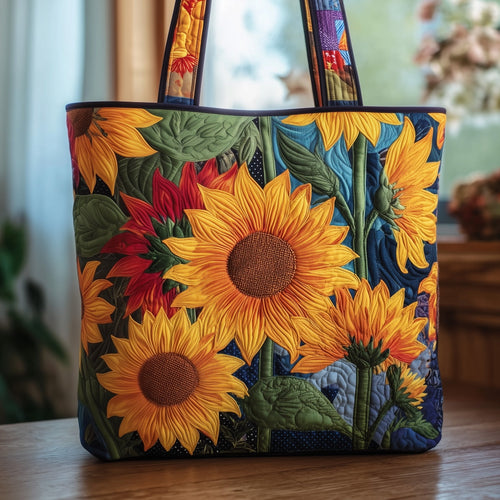 Garden Of Sunflower Quilted Tote Bag GFTOTG42
