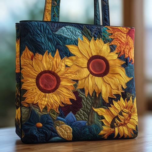 Garden Of Sunflower Quilted Tote Bag GFTOTG43