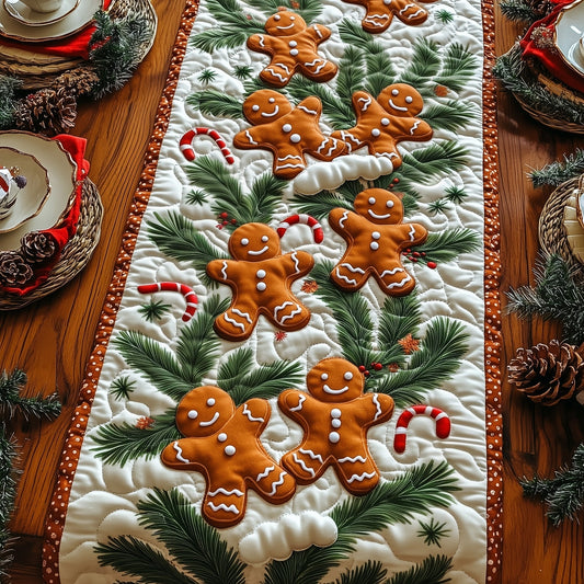 Gingerbread Cookies Quilted Table Runner GFTOTG445