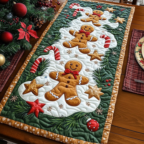 Gingerbread Cookies Quilted Table Runner GFTOTG446